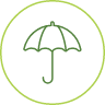 Animated umbrella icon