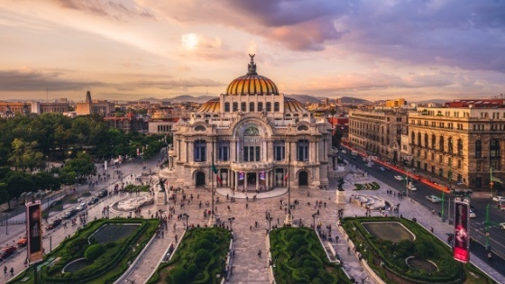Historic palace in Mexico City